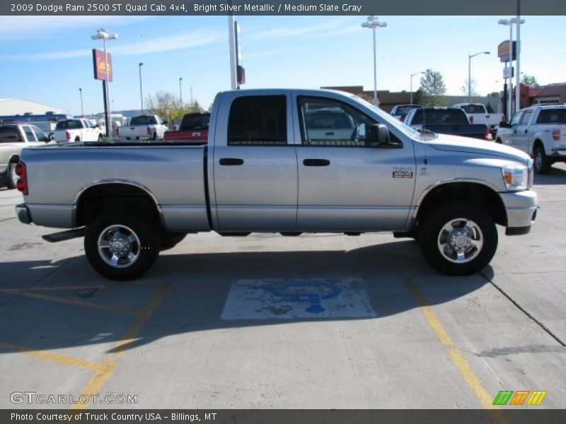 Bright Silver Metallic / Medium Slate Gray 2009 Dodge Ram 2500 ST Quad Cab 4x4