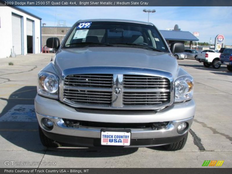 Bright Silver Metallic / Medium Slate Gray 2009 Dodge Ram 2500 ST Quad Cab 4x4