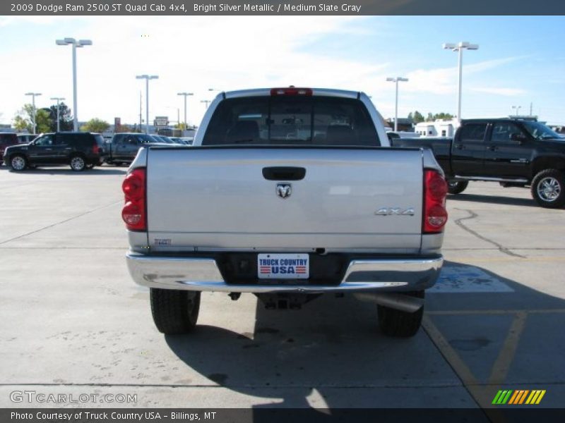 Bright Silver Metallic / Medium Slate Gray 2009 Dodge Ram 2500 ST Quad Cab 4x4