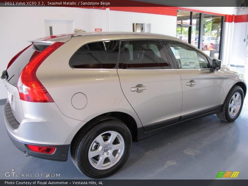 Seashell Metallic / Sandstone Beige 2011 Volvo XC60 3.2