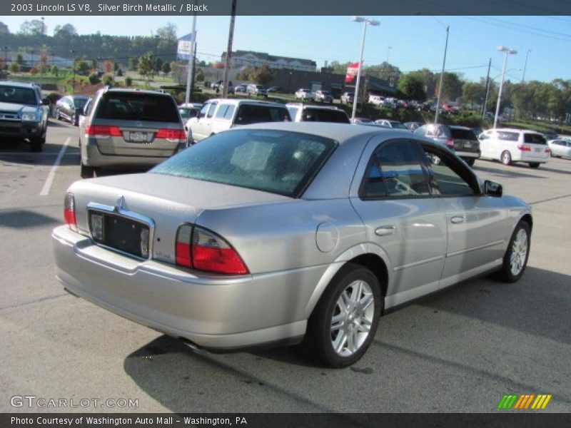 Silver Birch Metallic / Black 2003 Lincoln LS V8