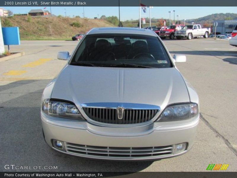 Silver Birch Metallic / Black 2003 Lincoln LS V8