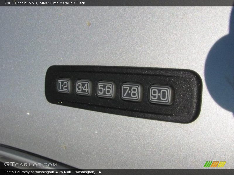 Silver Birch Metallic / Black 2003 Lincoln LS V8