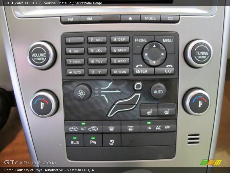 Controls of 2011 XC60 3.2