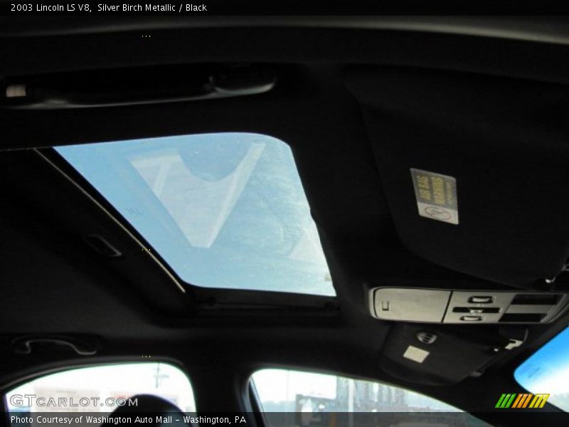 Silver Birch Metallic / Black 2003 Lincoln LS V8
