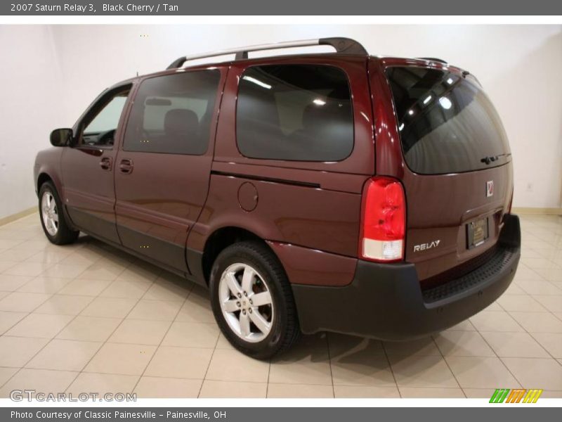 Black Cherry / Tan 2007 Saturn Relay 3