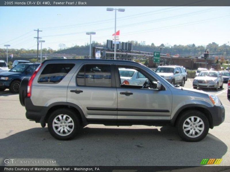 Pewter Pearl / Black 2005 Honda CR-V EX 4WD