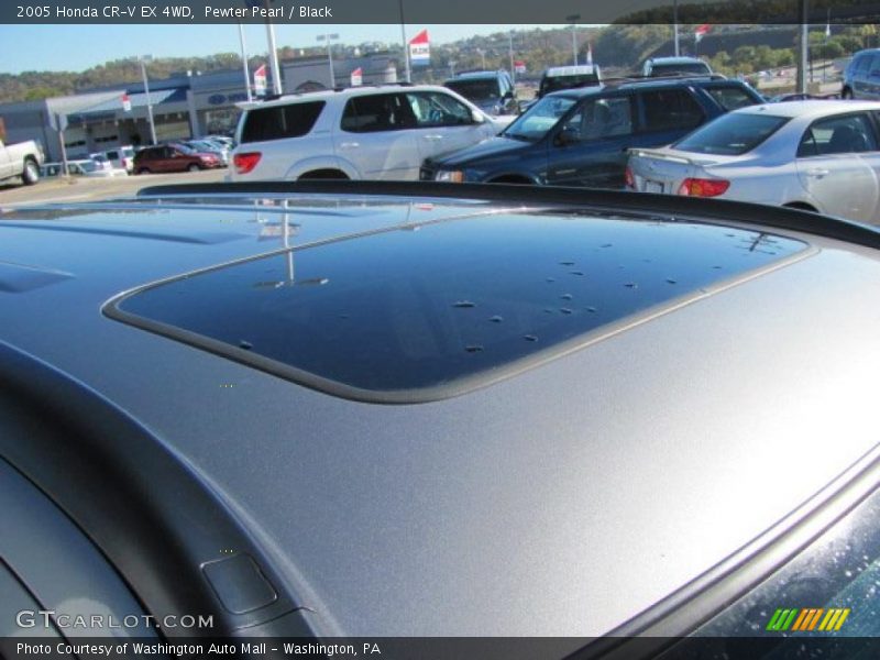 Pewter Pearl / Black 2005 Honda CR-V EX 4WD