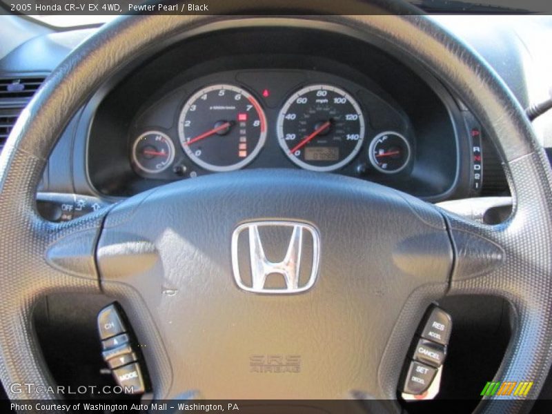 Pewter Pearl / Black 2005 Honda CR-V EX 4WD