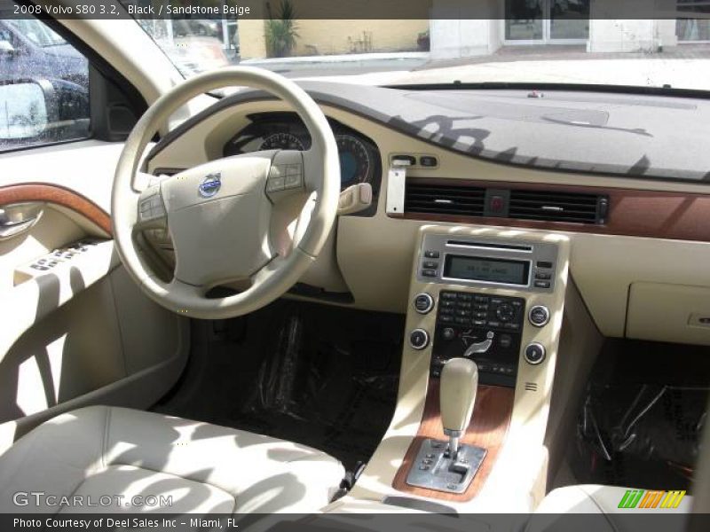 Black / Sandstone Beige 2008 Volvo S80 3.2