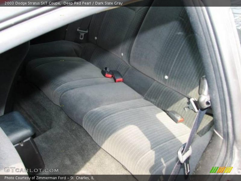 Deep Red Pearl / Dark Slate Gray 2003 Dodge Stratus SXT Coupe