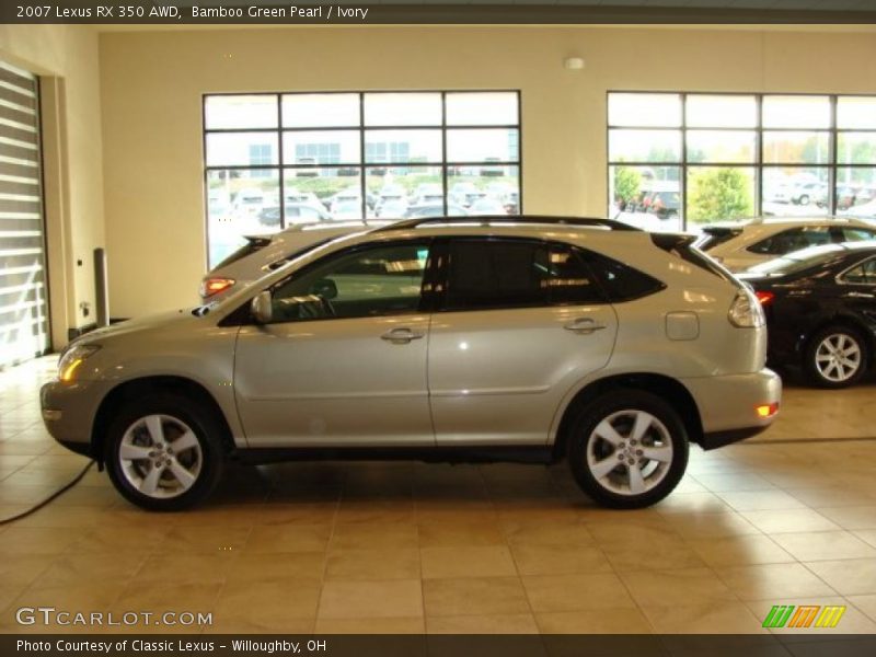 Bamboo Green Pearl / Ivory 2007 Lexus RX 350 AWD