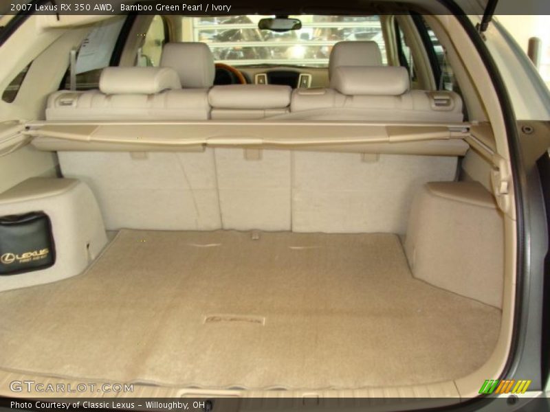 Bamboo Green Pearl / Ivory 2007 Lexus RX 350 AWD