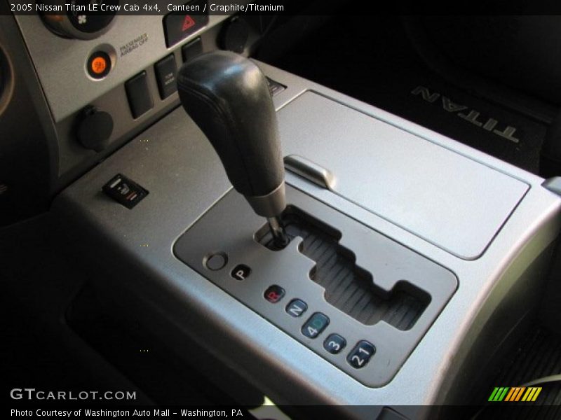  2005 Titan LE Crew Cab 4x4 5 Speed Automatic Shifter