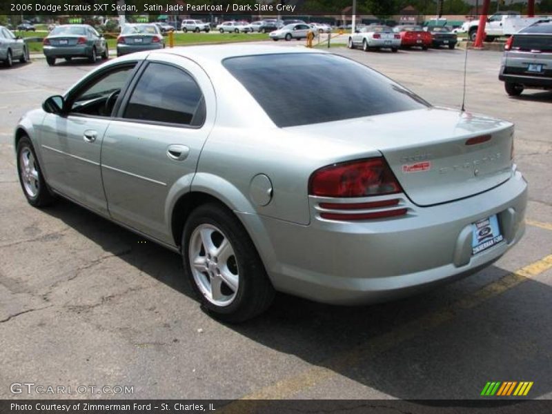 Satin Jade Pearlcoat / Dark Slate Grey 2006 Dodge Stratus SXT Sedan