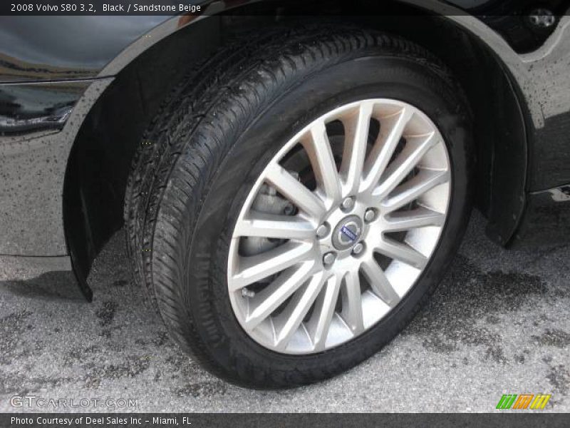 Black / Sandstone Beige 2008 Volvo S80 3.2