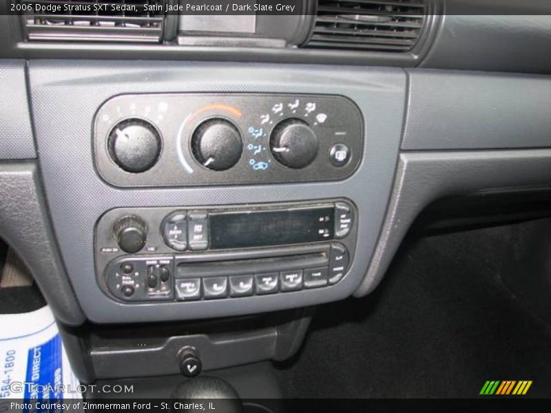 Satin Jade Pearlcoat / Dark Slate Grey 2006 Dodge Stratus SXT Sedan