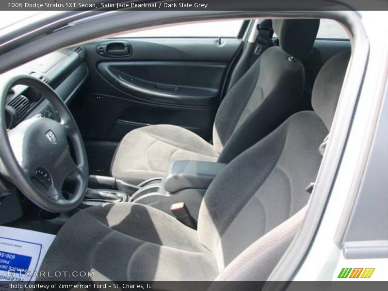 Satin Jade Pearlcoat / Dark Slate Grey 2006 Dodge Stratus SXT Sedan