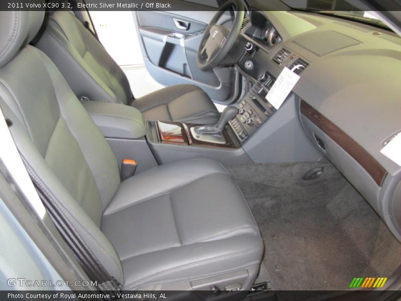 Electric Silver Metallic / Off Black 2011 Volvo XC90 3.2