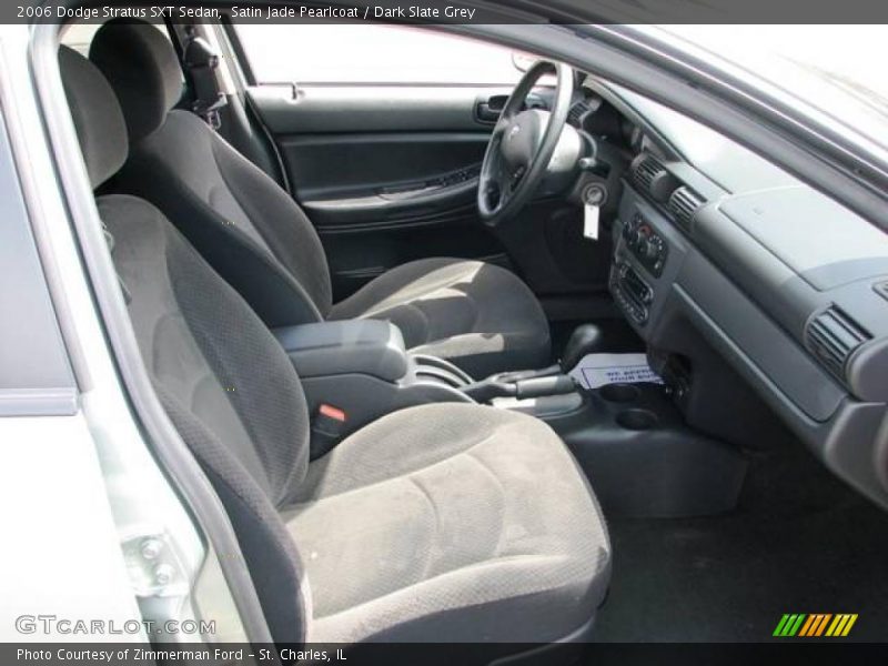 Satin Jade Pearlcoat / Dark Slate Grey 2006 Dodge Stratus SXT Sedan