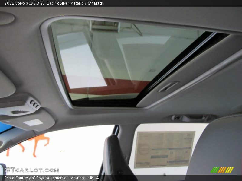 Electric Silver Metallic / Off Black 2011 Volvo XC90 3.2