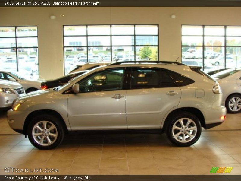 Bamboo Pearl / Parchment 2009 Lexus RX 350 AWD