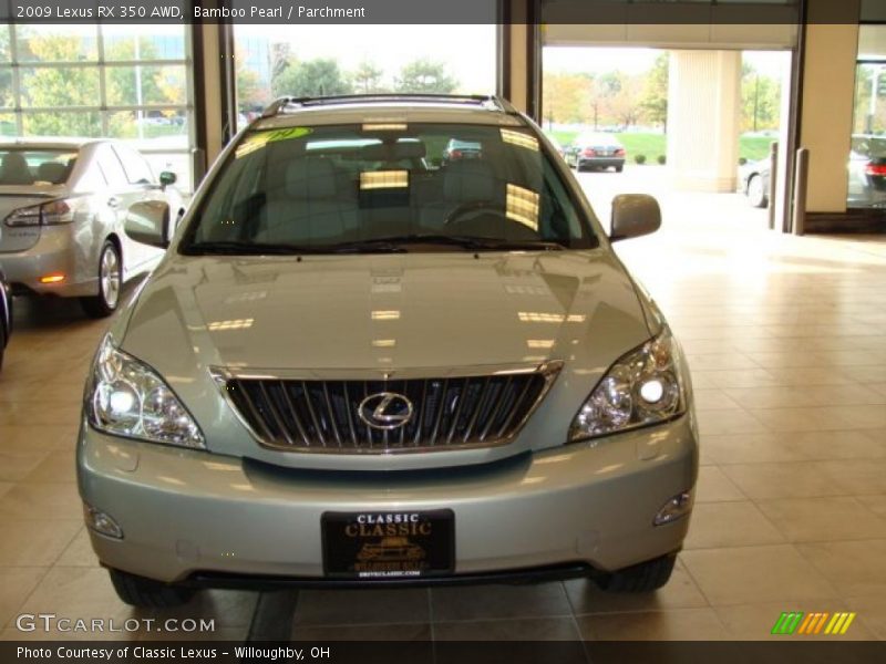 Bamboo Pearl / Parchment 2009 Lexus RX 350 AWD