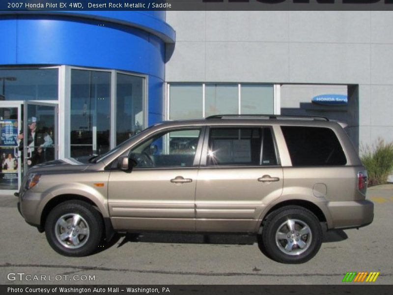 Desert Rock Metallic / Saddle 2007 Honda Pilot EX 4WD