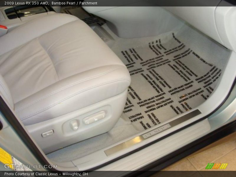Bamboo Pearl / Parchment 2009 Lexus RX 350 AWD