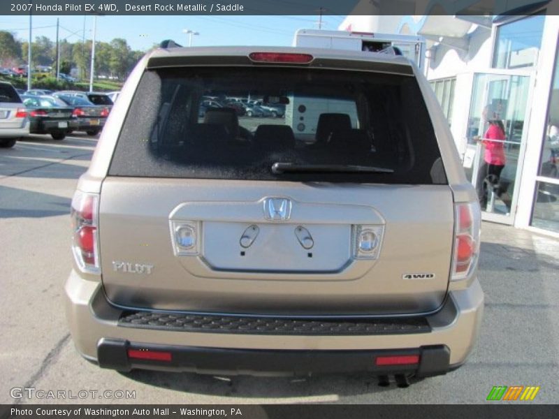 Desert Rock Metallic / Saddle 2007 Honda Pilot EX 4WD