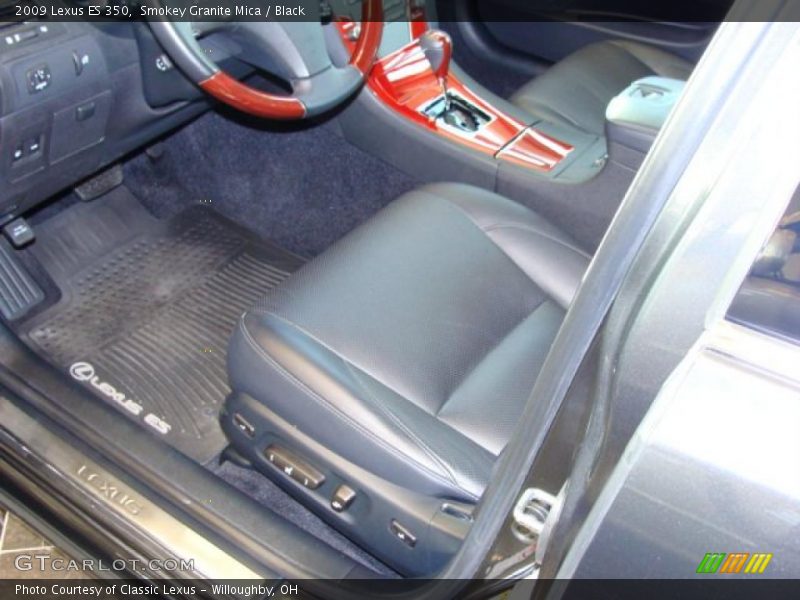 Smokey Granite Mica / Black 2009 Lexus ES 350