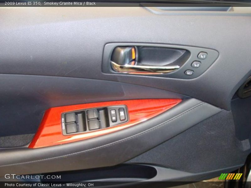 Smokey Granite Mica / Black 2009 Lexus ES 350