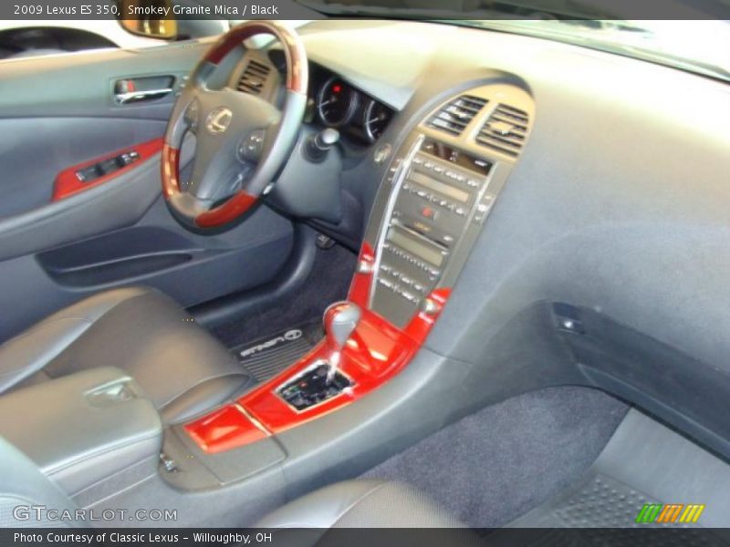 Smokey Granite Mica / Black 2009 Lexus ES 350
