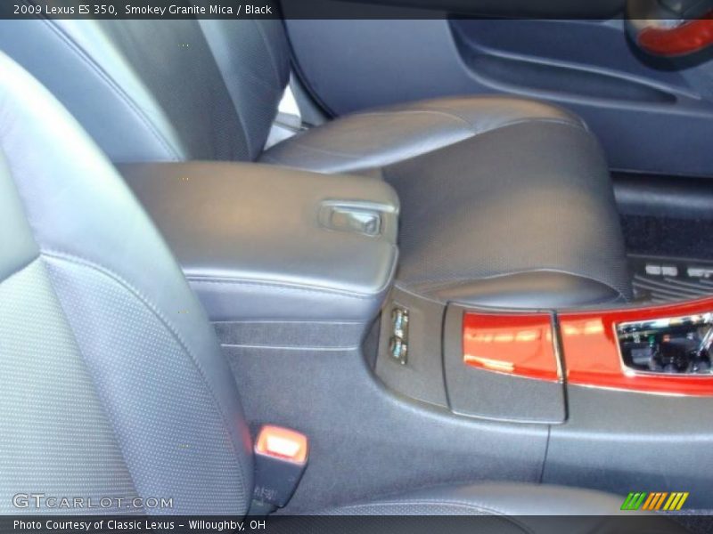 Smokey Granite Mica / Black 2009 Lexus ES 350