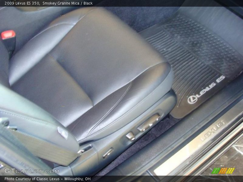 Smokey Granite Mica / Black 2009 Lexus ES 350
