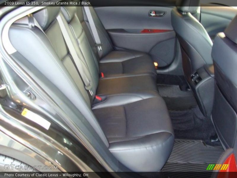 Smokey Granite Mica / Black 2009 Lexus ES 350