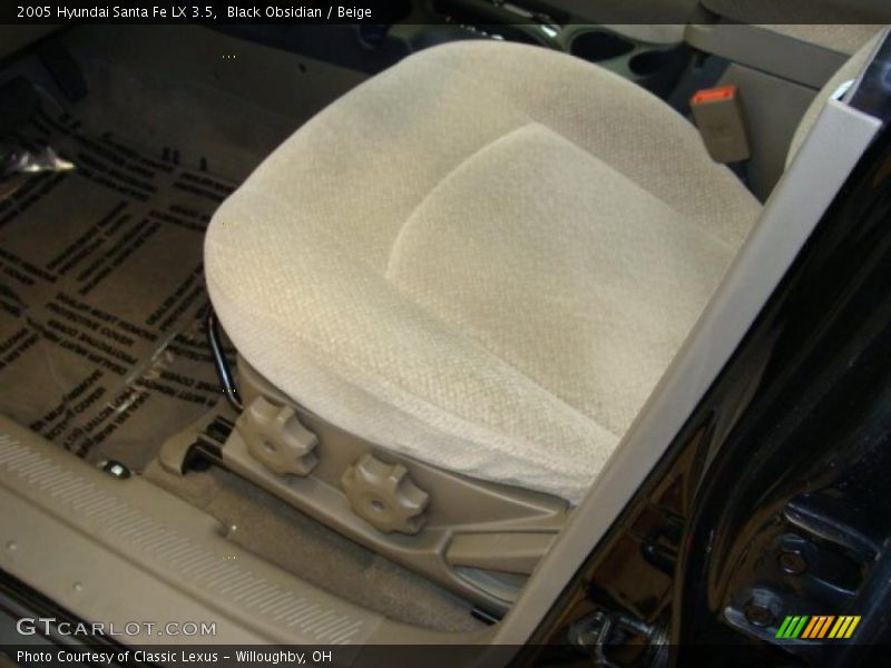 Black Obsidian / Beige 2005 Hyundai Santa Fe LX 3.5