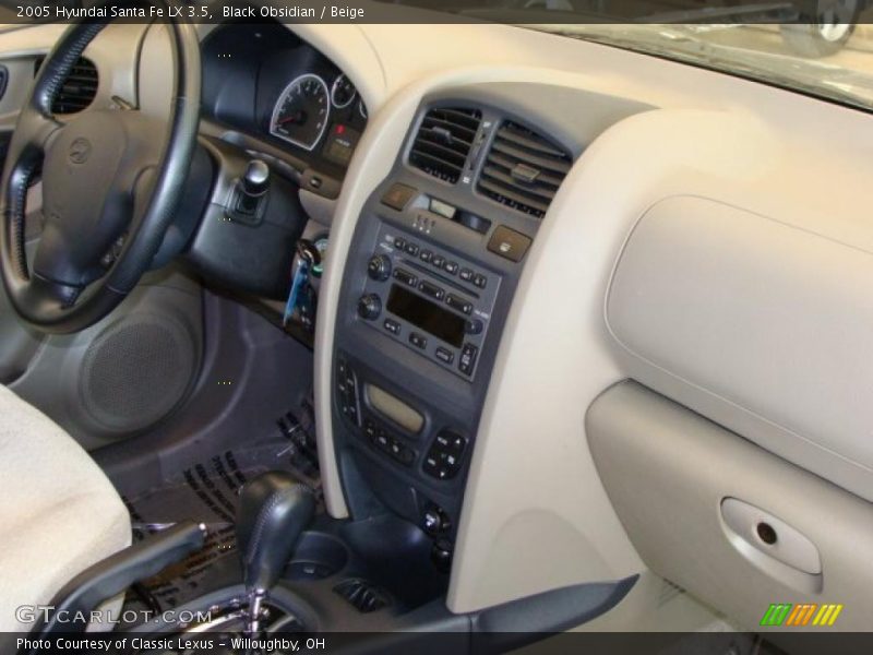  2005 Santa Fe LX 3.5 Beige Interior