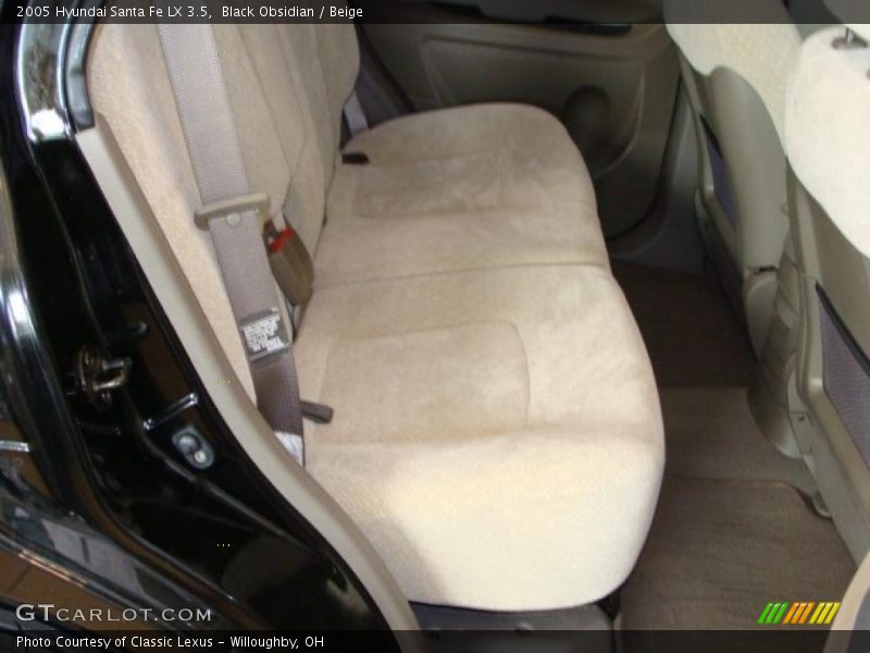  2005 Santa Fe LX 3.5 Beige Interior