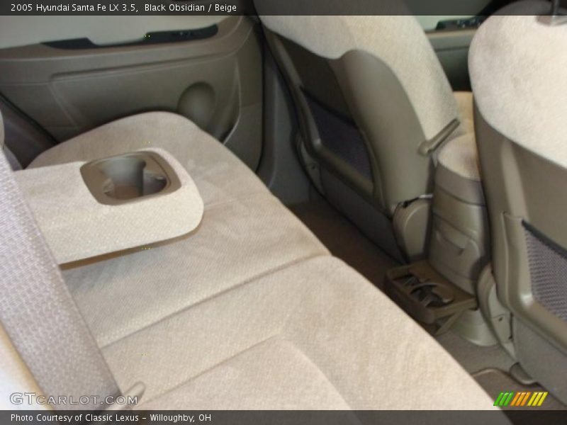 Black Obsidian / Beige 2005 Hyundai Santa Fe LX 3.5