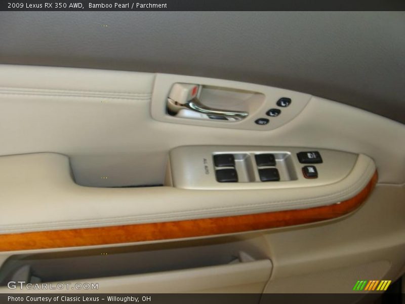 Bamboo Pearl / Parchment 2009 Lexus RX 350 AWD