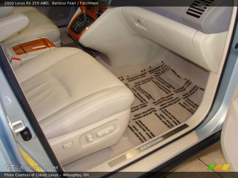 Bamboo Pearl / Parchment 2009 Lexus RX 350 AWD