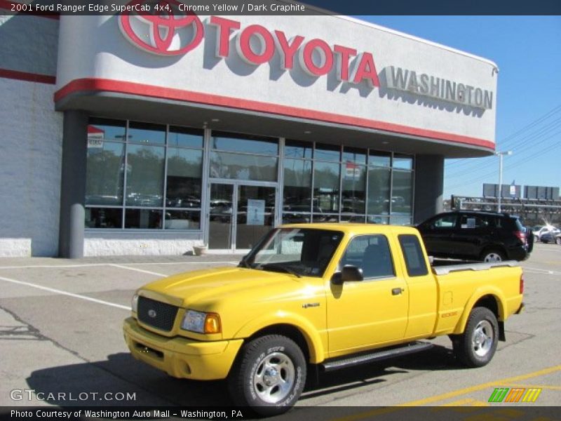 Chrome Yellow / Dark Graphite 2001 Ford Ranger Edge SuperCab 4x4
