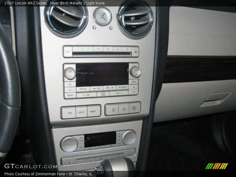 Silver Birch Metallic / Light Stone 2007 Lincoln MKZ Sedan