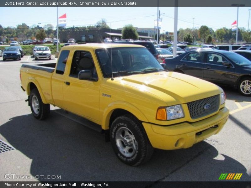 Chrome Yellow / Dark Graphite 2001 Ford Ranger Edge SuperCab 4x4