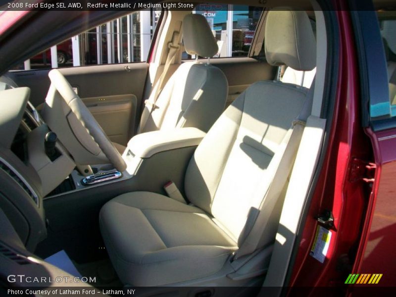 Redfire Metallic / Medium Light Stone 2008 Ford Edge SEL AWD