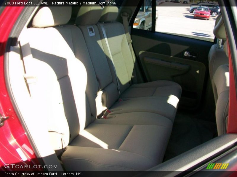 Redfire Metallic / Medium Light Stone 2008 Ford Edge SEL AWD