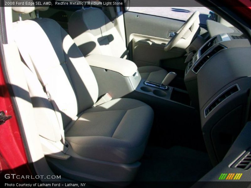 Redfire Metallic / Medium Light Stone 2008 Ford Edge SEL AWD