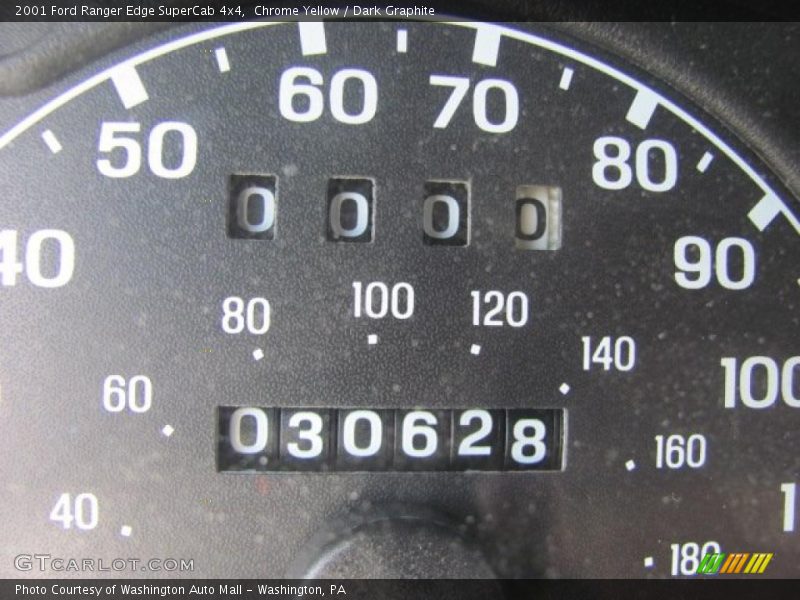 Chrome Yellow / Dark Graphite 2001 Ford Ranger Edge SuperCab 4x4