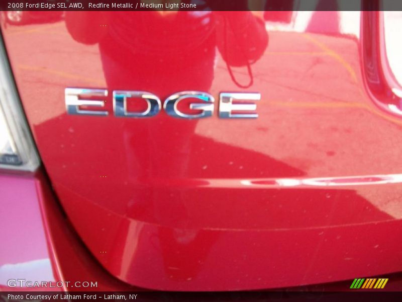 Redfire Metallic / Medium Light Stone 2008 Ford Edge SEL AWD